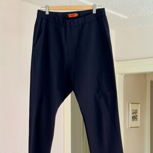 Barena Venezia navy elasticated trousers with drawstring pants slacks